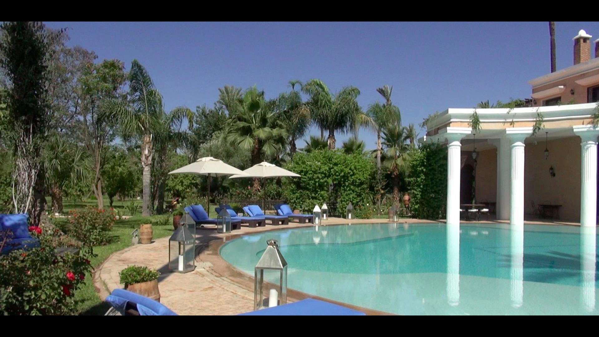 Location de vacances,Villa,Villa 5 suites de prestige avec spa privé et services hôteliers de haut niveau,Marrakech,Palmeraie