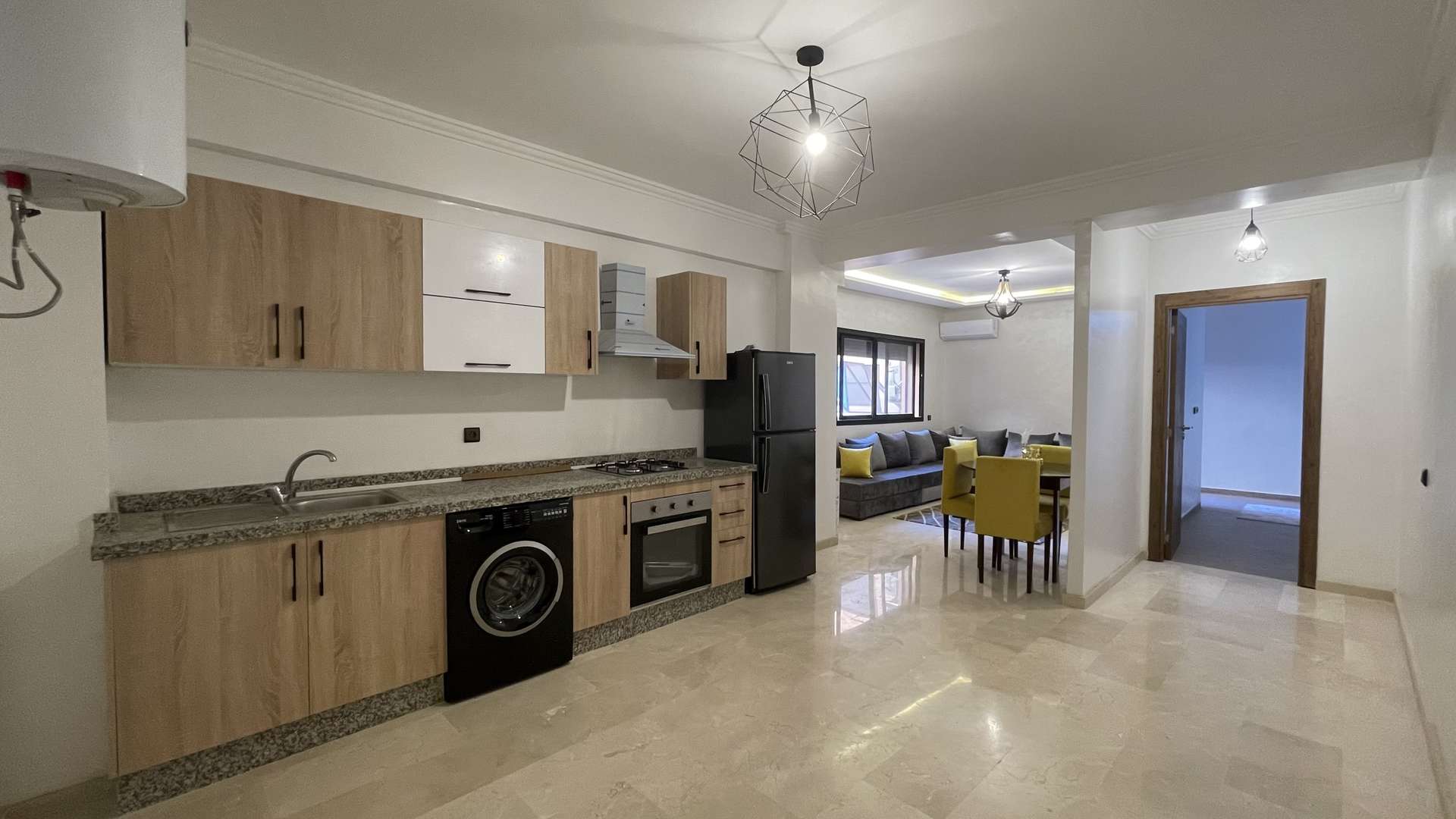 Location longue durée ,Appartement,Appartement Neuf T2 meublé à louer près du Theatre Royal à Marrakech,Marrakech,Av. Hassan II