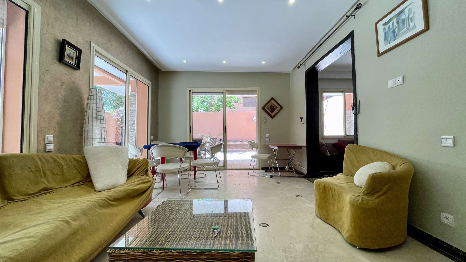 Location longue durée ,Appartement,Duplex 3ch avec jardin et terrasses au coeur de l'hivernage à Marrakech,Marrakech,Hivernage