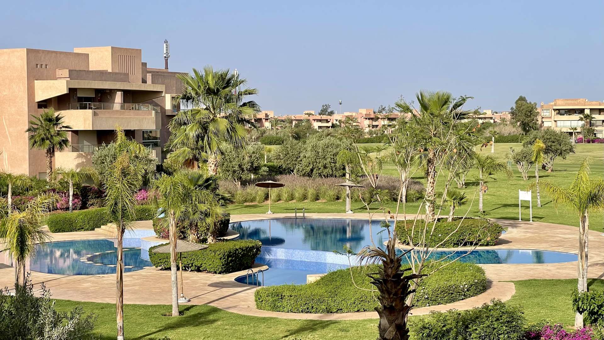 Location longue durée ,Appartement,Appartement 3ch 3 Terrasses avec vue imprenable sur le golf Prestigia à Marrakech,Marrakech,Golf Prestigia