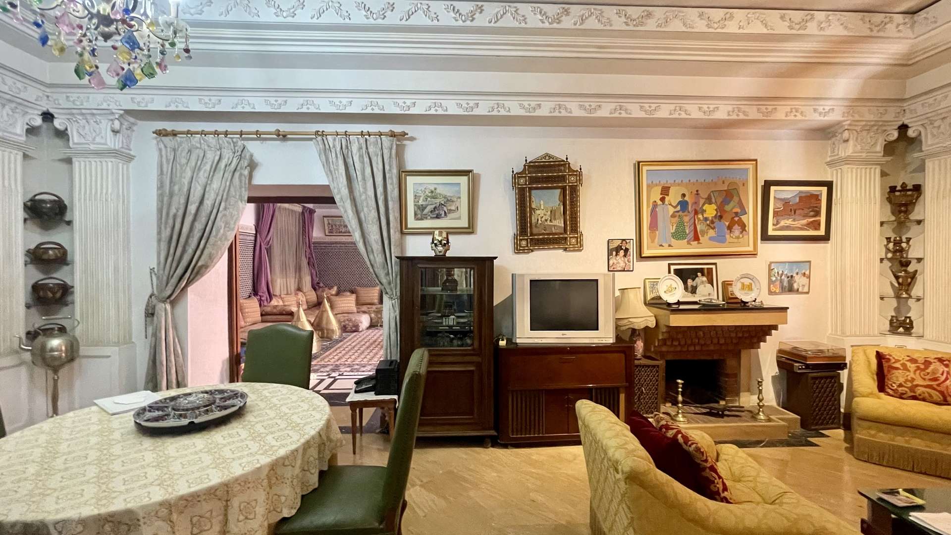 Vente,Villa,Très belle maison de ville avec piscine dans une rue très calme bien située dans le quartier de Semlalia ,Marrakech,Semlalia