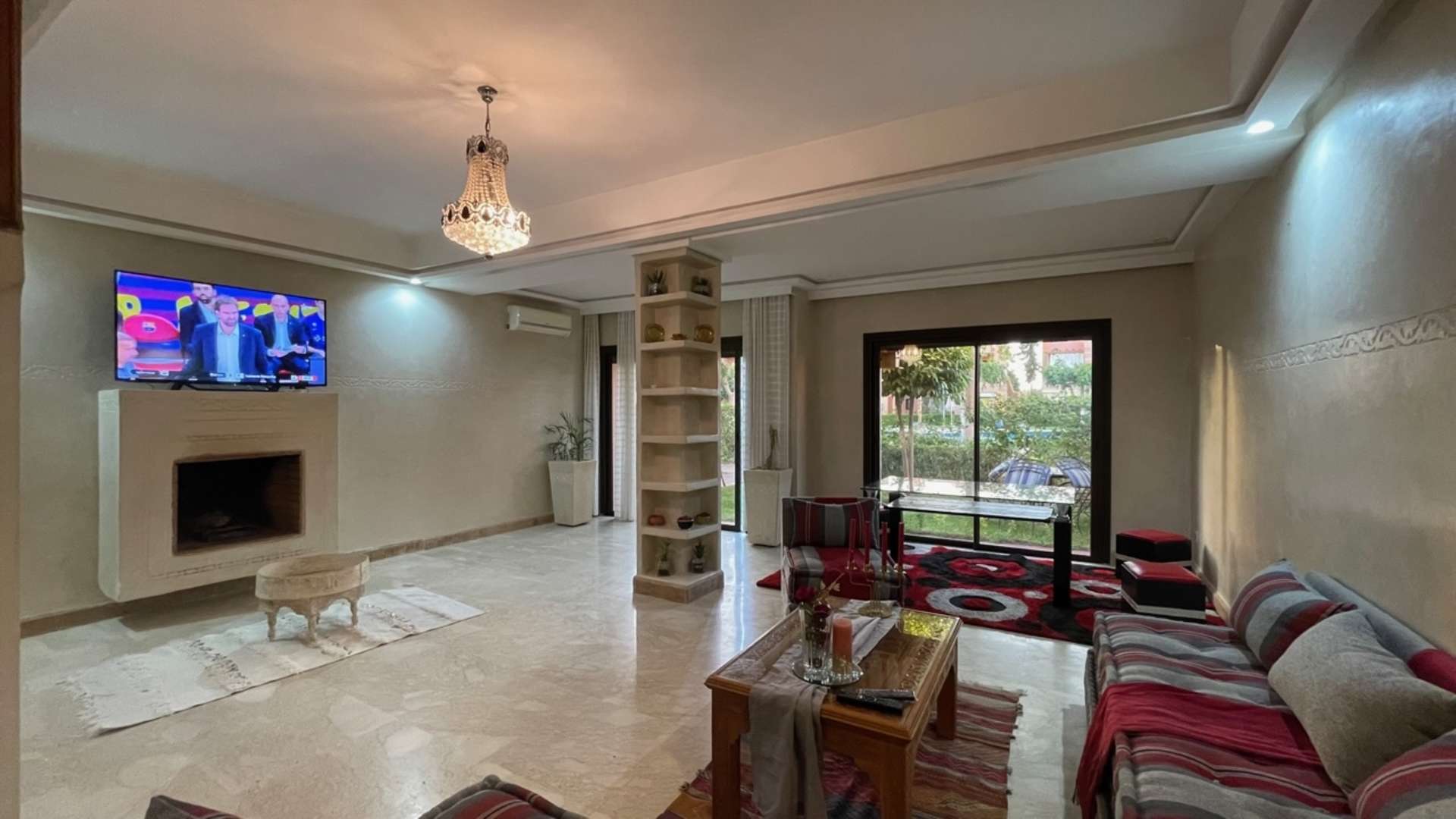 Location longue durée ,Appartement,Appartement 2ch salon en rez de jardin résidence sécurisée avec piscine ,Marrakech,Agdal