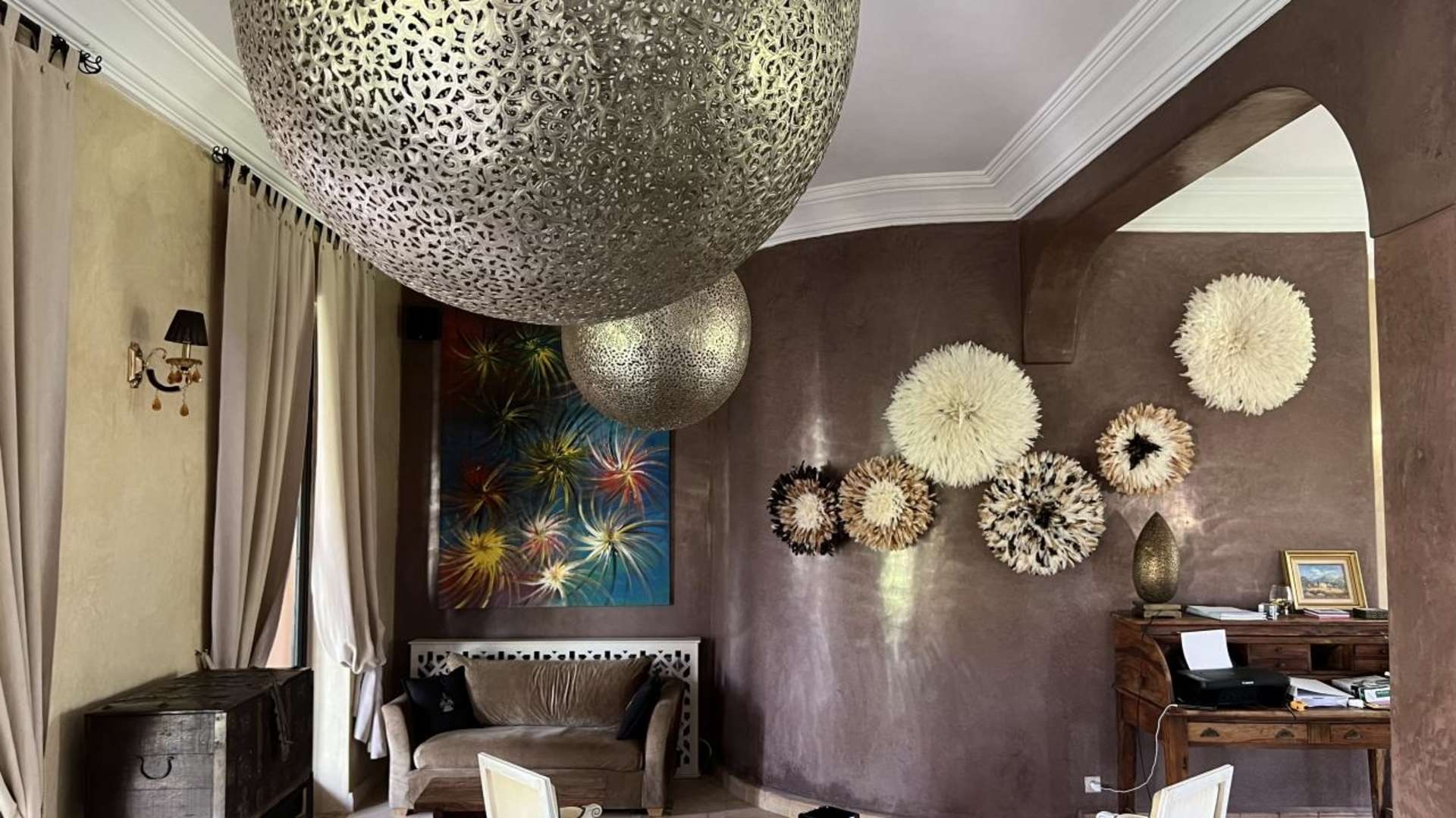 Location de vacances,Villa,Bienvenue à cette maison d'hôtes exclusive à Marrakech, offrant six suites somptueuses,Marrakech,Route d'Ouarzazate