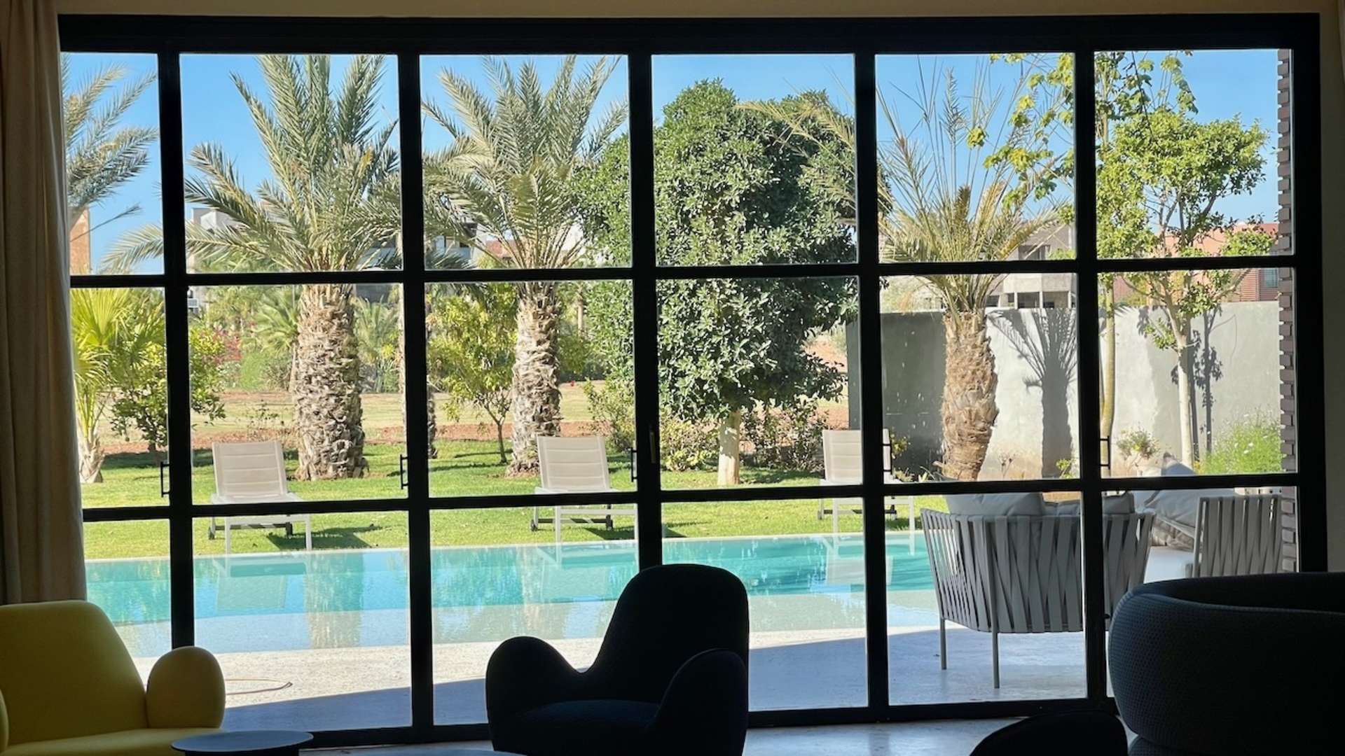 Location longue durée ,Villa,À louer : Superbe villa de construction très récente en première ligne sur le prestigieux Golf d'Amelkis,Marrakech,Amelkis Golf Resort