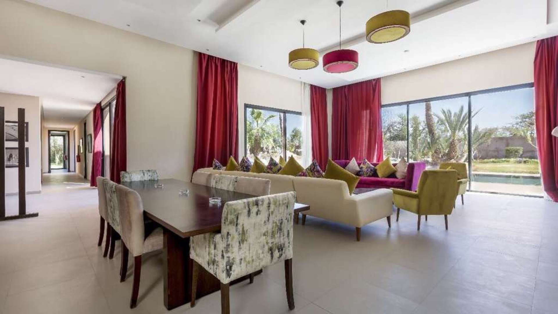 Location de vacances,Villa,Location de vacances Villa de luxe dans la palmeraie de Marrakech avec jardin et piscine,Marrakech,Palmeraie