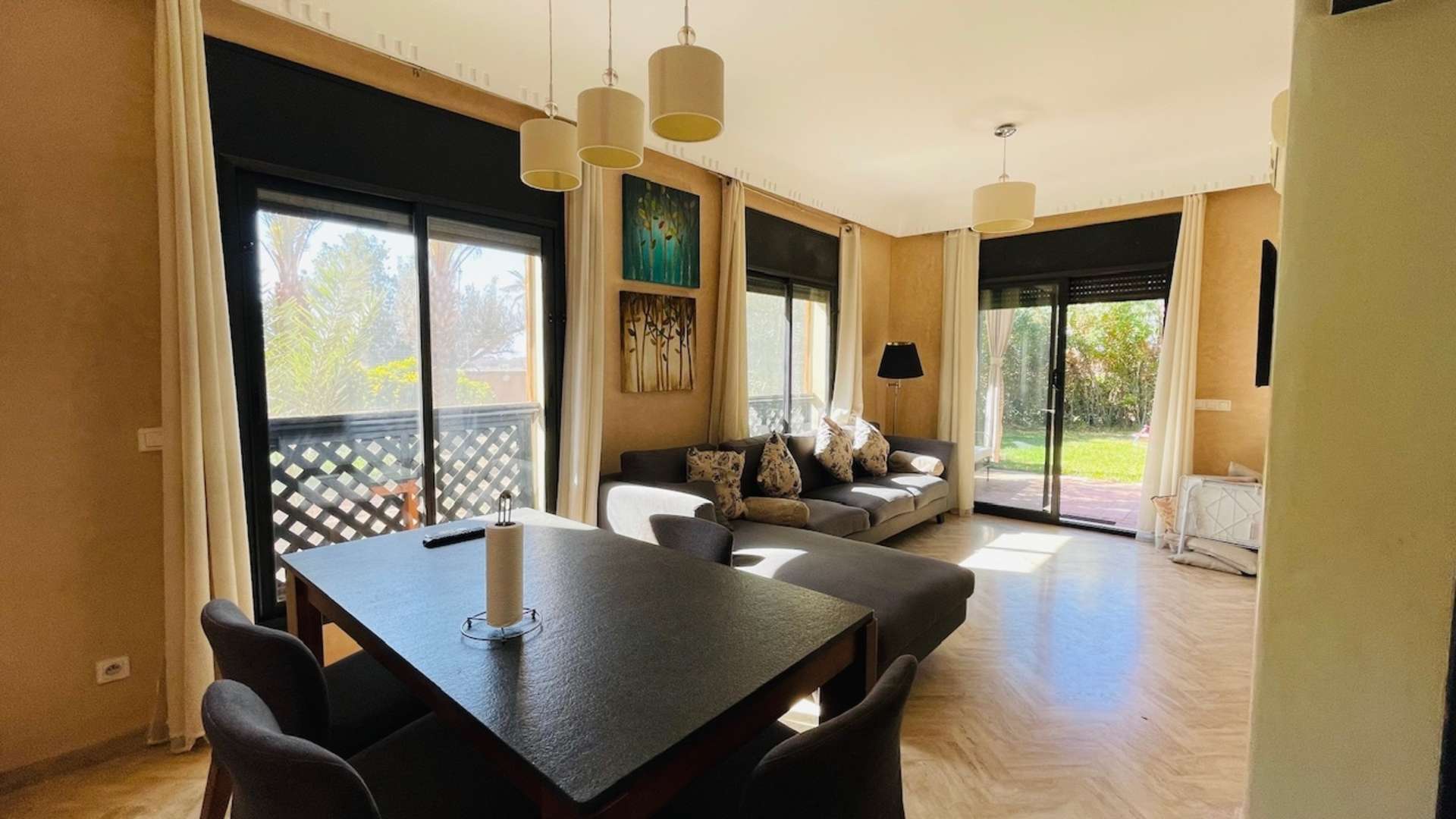 Vente,Villa,Triplex 3ch à coucher avec jardin privé à proximité des 3 golfs de Marrakech ,Marrakech,Atlas Golf Resort 