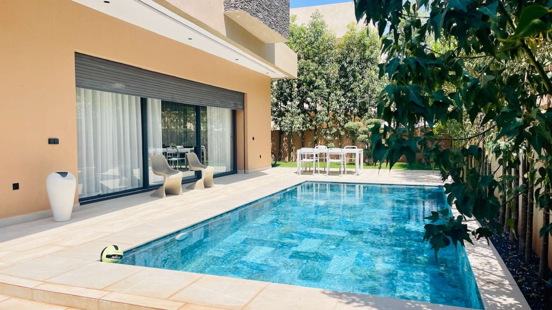 Location longue durée ,Villa,À louer en longue durée – Élégante villa contemporaine au cœur du Golf de Noria, Marrakech,Marrakech,Golf Noria