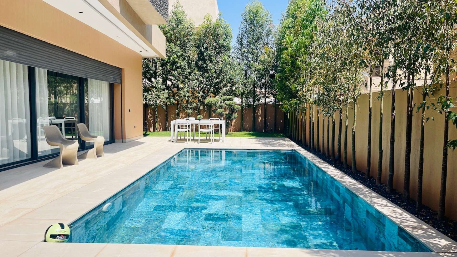 Location longue durée ,Villa,À louer en longue durée – Élégante villa contemporaine au cœur du Golf de Noria, Marrakech,Marrakech,Golf Noria