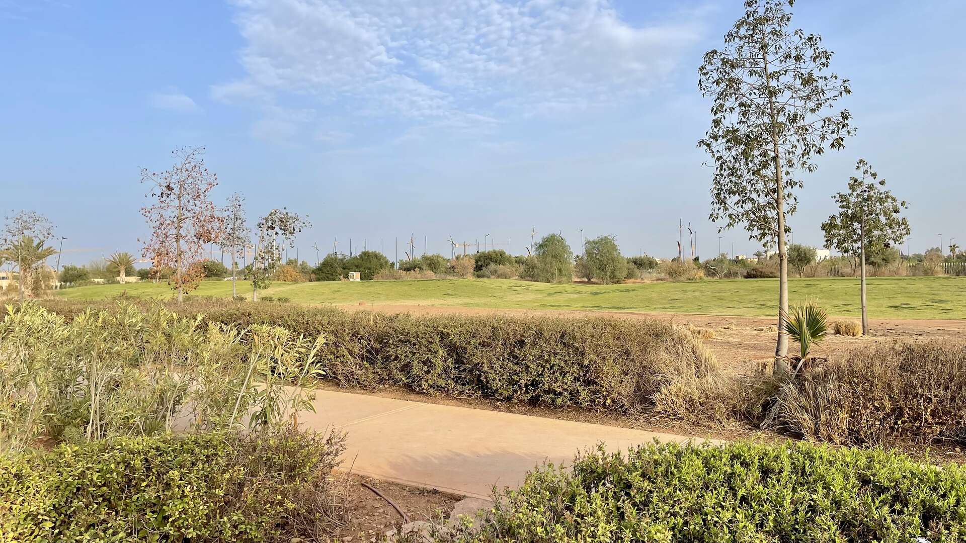 Location longue durée ,Appartement, À louer – Superbe appartement meublé en rez-de-jardin avec vue imprenable sur le golf et l’Atlas,Marrakech,Golf Prestigia