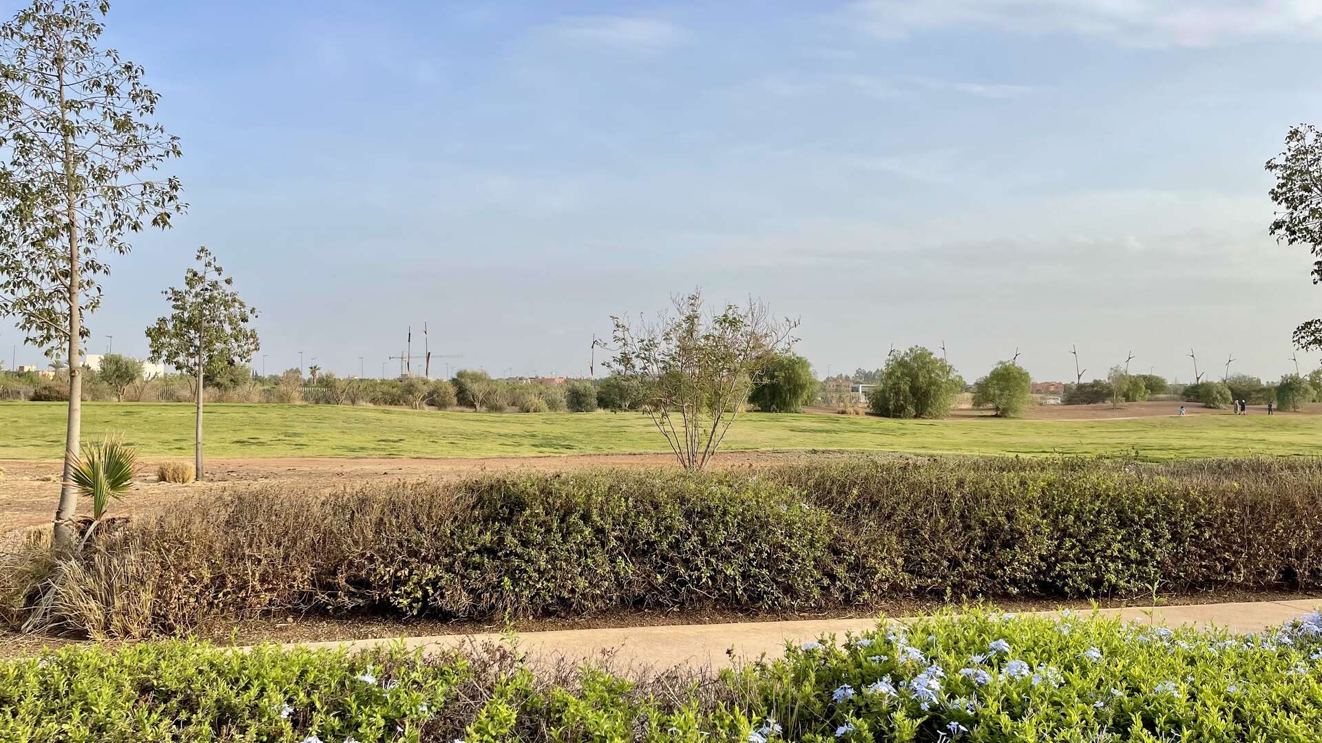 Location longue durée ,Appartement, À louer – Superbe appartement meublé en rez-de-jardin avec vue imprenable sur le golf et l’Atlas,Marrakech,Golf Prestigia