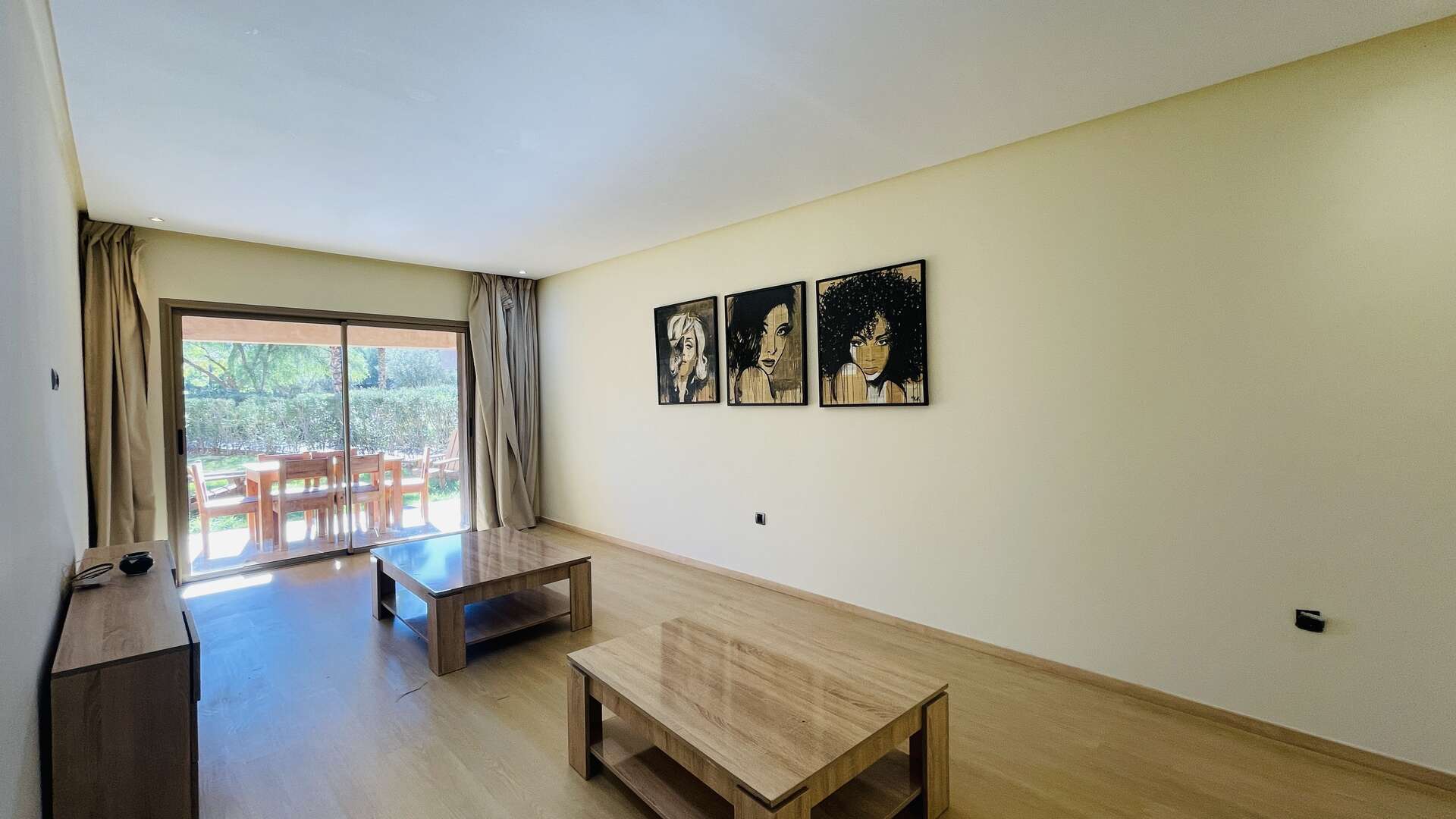Location longue durée ,Appartement,À louer – Bel appartement en rez-de-jardin dans résidence privée avec piscine,Marrakech,Golf Prestigia
