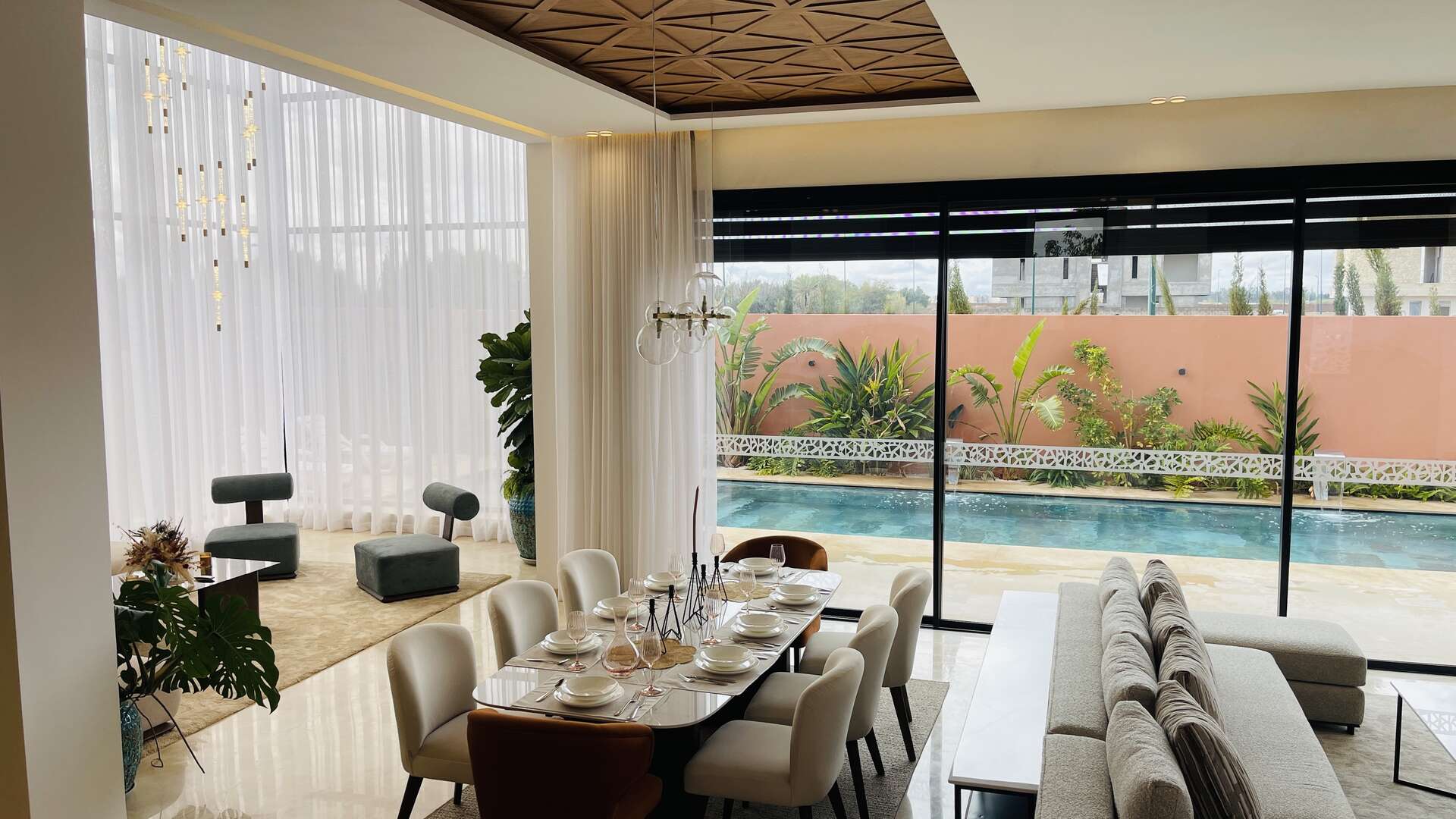 Vente,Villa,Villa neuve de prestige avec mobilier et équipements de luxe – Avenue Mohammed VI, Marrakech,Marrakech,Av. Mohamed VI