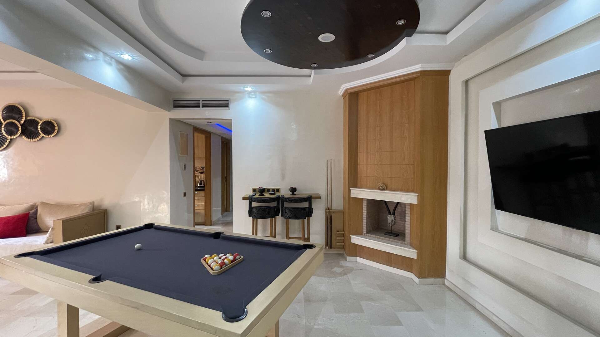 Location longue durée ,Appartement,Location appartement Marrakech longue durée – 2 chambres en résidence sécurisée avec piscine et parking,Marrakech,Route Casablanca