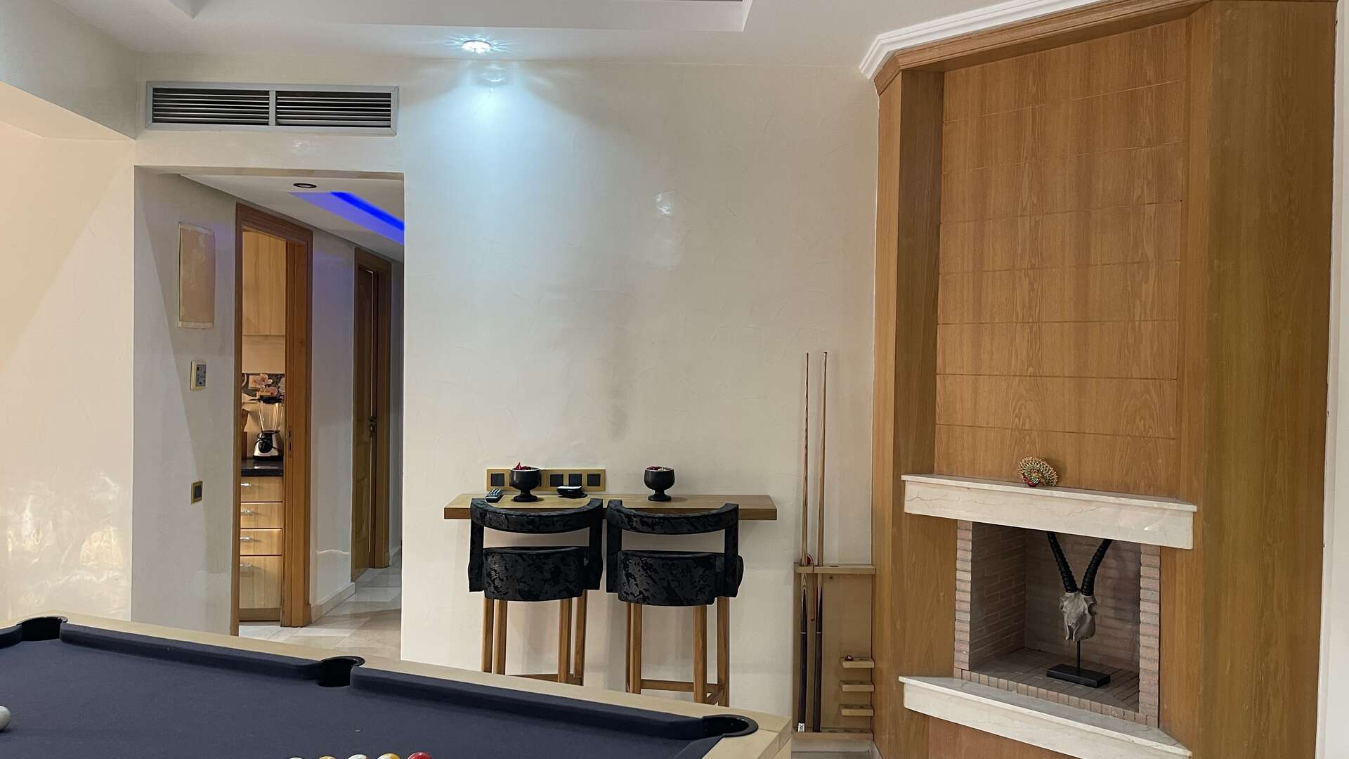 Location longue durée ,Appartement,Location appartement Marrakech longue durée – 2 chambres en résidence sécurisée avec piscine et parking,Marrakech,Route Casablanca