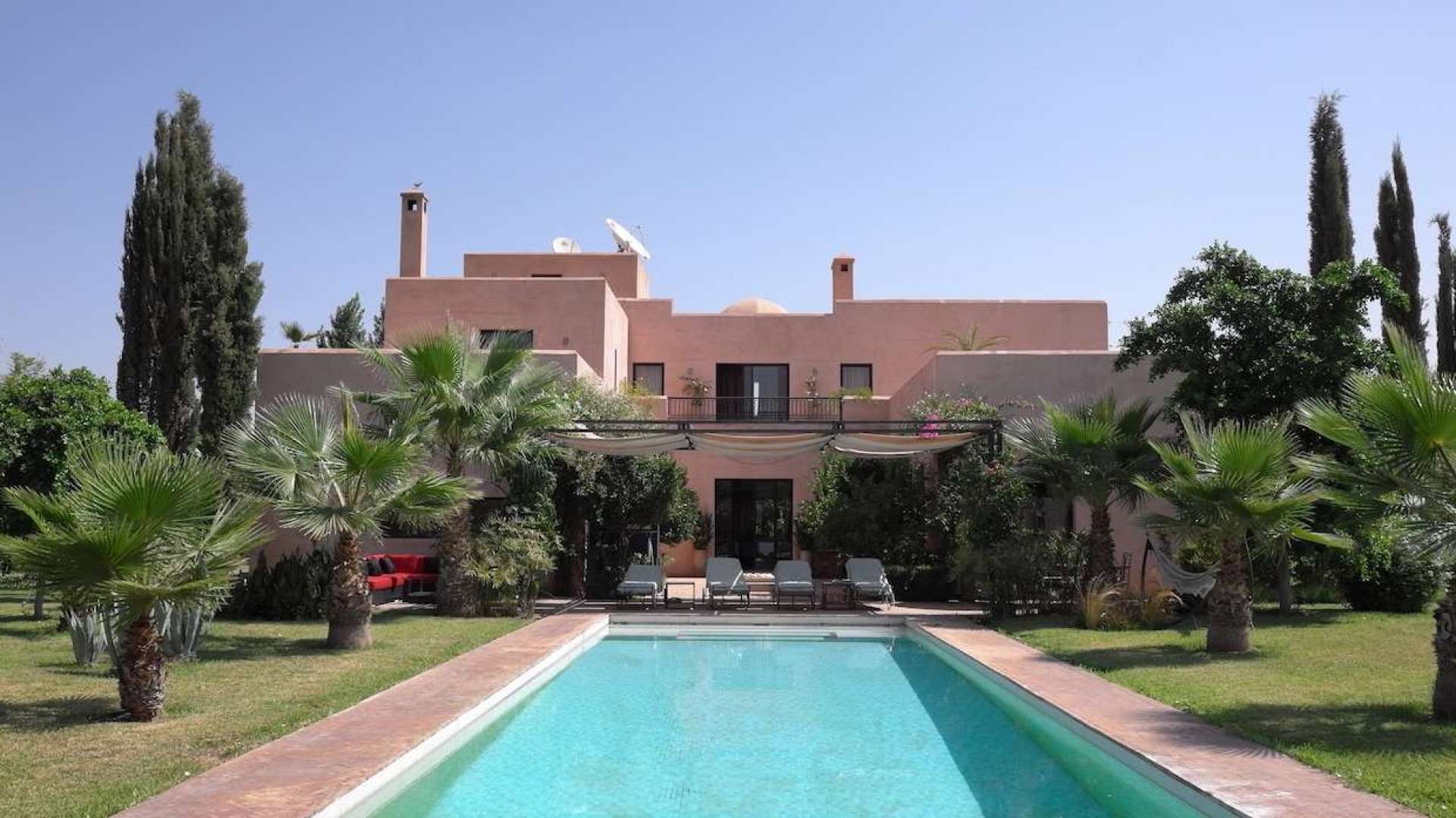 Location de vacances,Villa,Villa de charme à Marrakech, calme et repos au coeur d’un superbe parc arboré,Marrakech,Chrifia