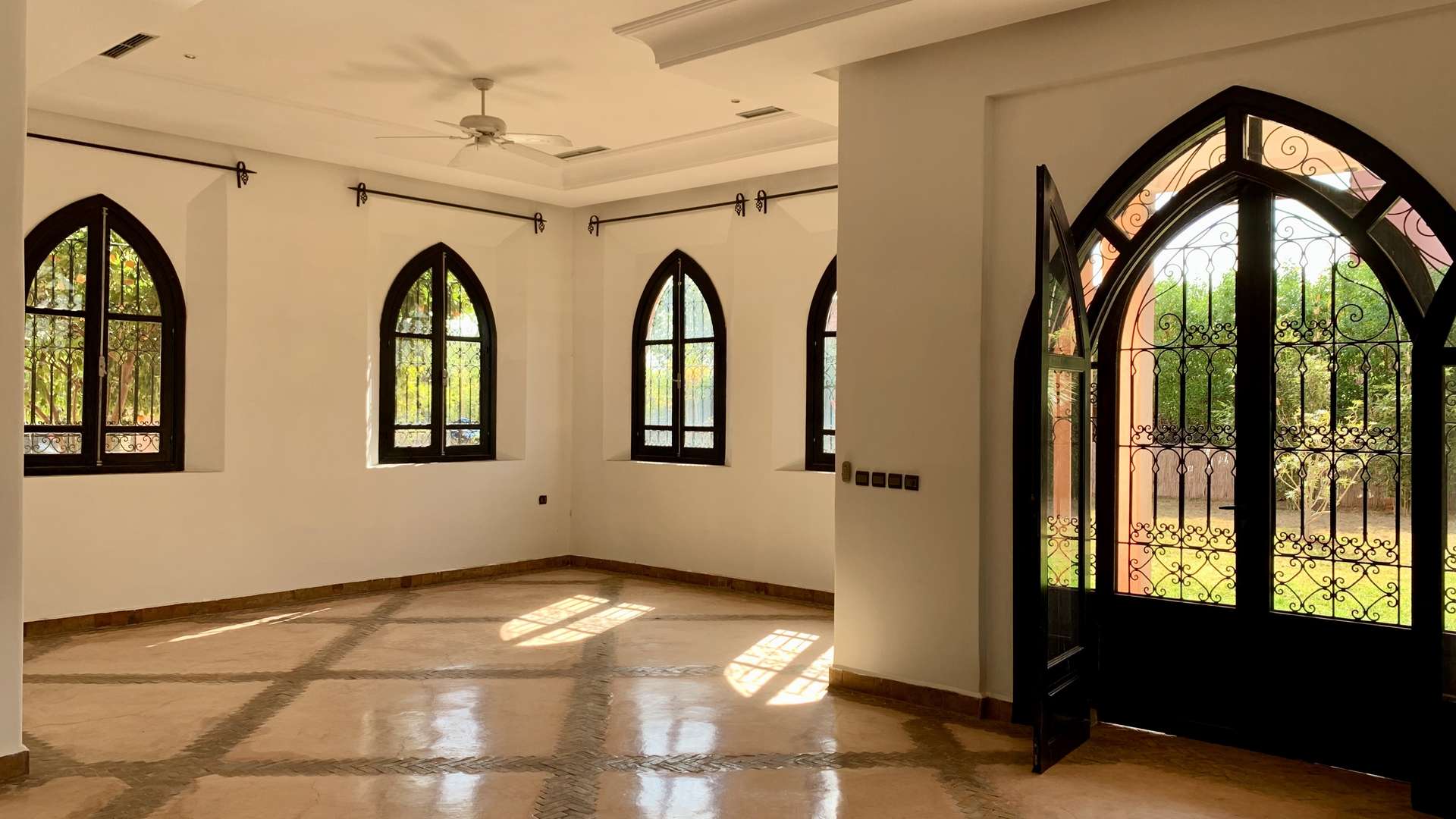 Location longue durée ,Villa,Villa 4 chambres vide avec piscine 1600m2 jardin,Marrakech,Route de Fès