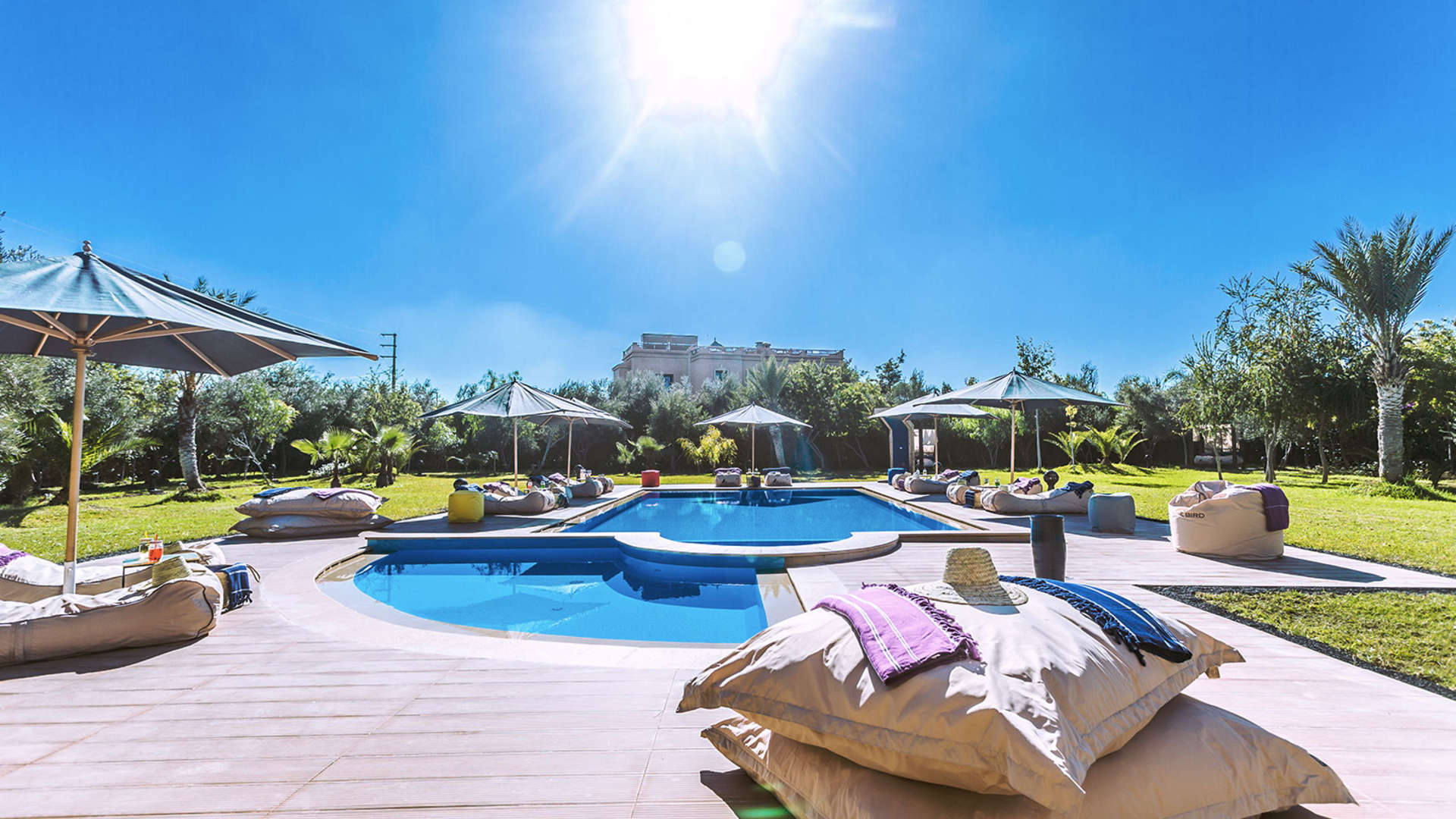 Location de vacances,Villa,Villa de luxe de 6 suites exceptionnelles avec spa et restaurant et services hôteliers ,Marrakech,Route de Fès