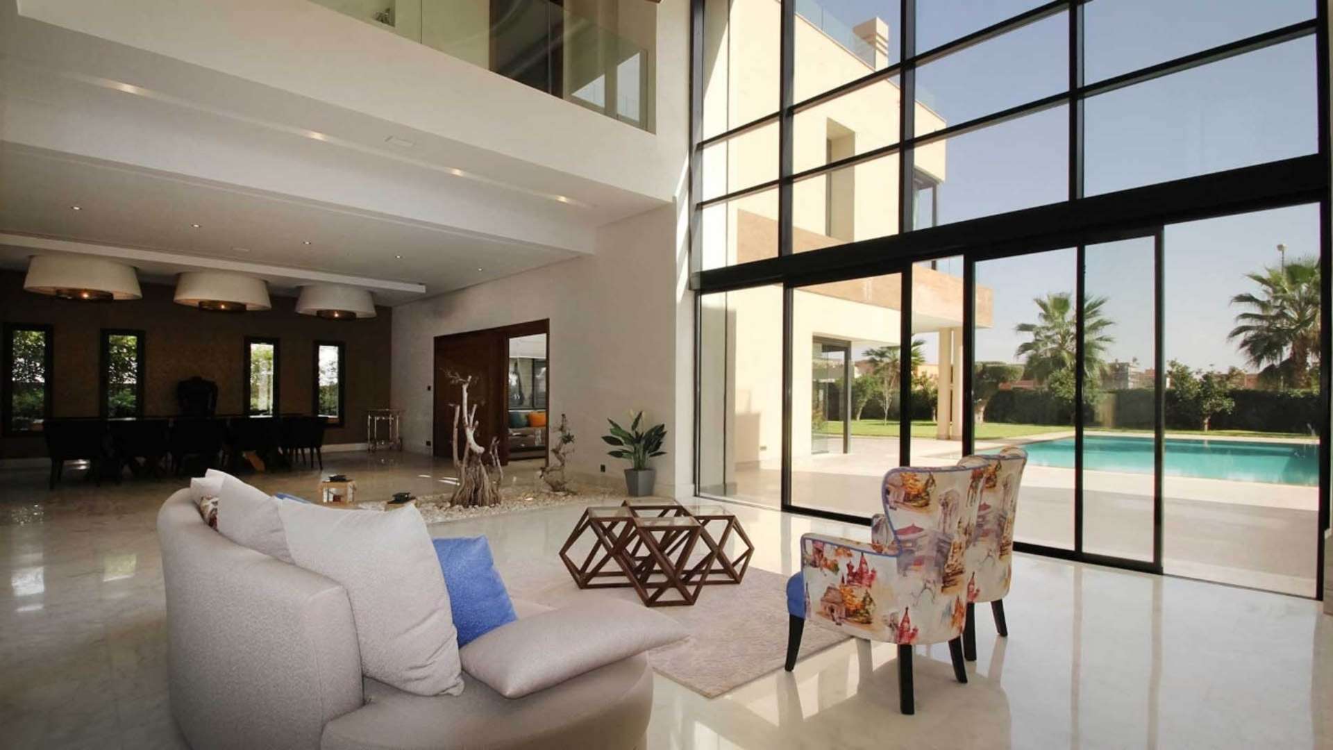 Location longue durée ,Villa,Superbe villa moderne 8ch avec Hammam à louer à l'Agdal à Marrakech,Marrakech,Agdal