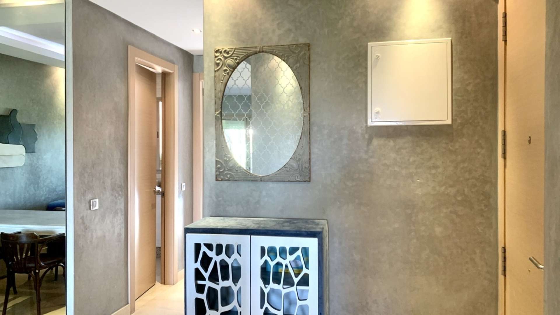 Location longue durée ,Appartement,Appartement neuf avec magnifique terrasse couverte et fermée offrant une vue sur un paysage agréable,Marrakech,Golf Prestigia