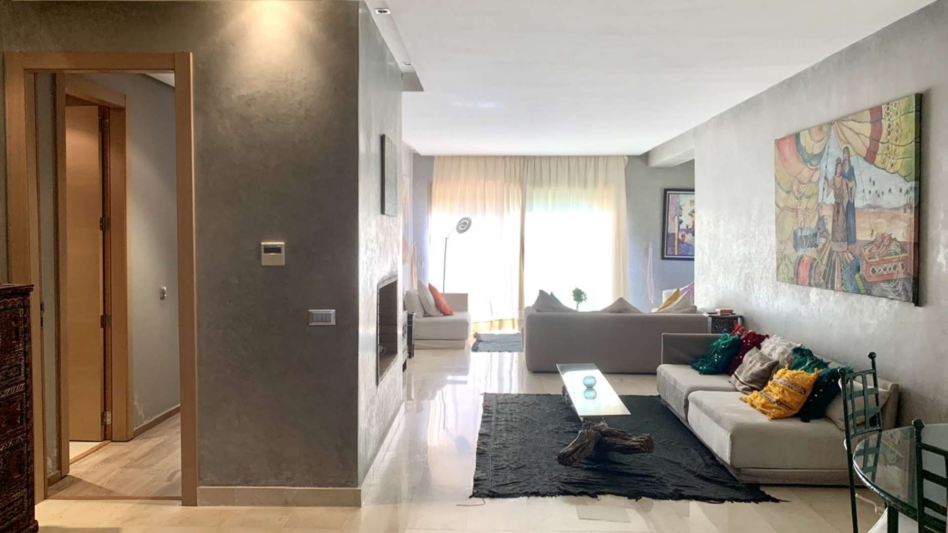 Location longue durée ,Appartement,Location d'un appartement à Golf prestigia. 3 pièces. Meublé,Marrakech,Golf Prestigia