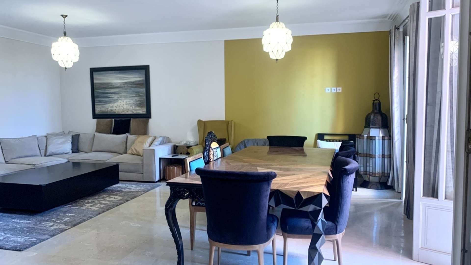 Location longue durée ,Appartement,Magnifique appartement de luxe de 4ch avec terrasses. Résidence sécurisée avec piscine,Marrakech,Hivernage