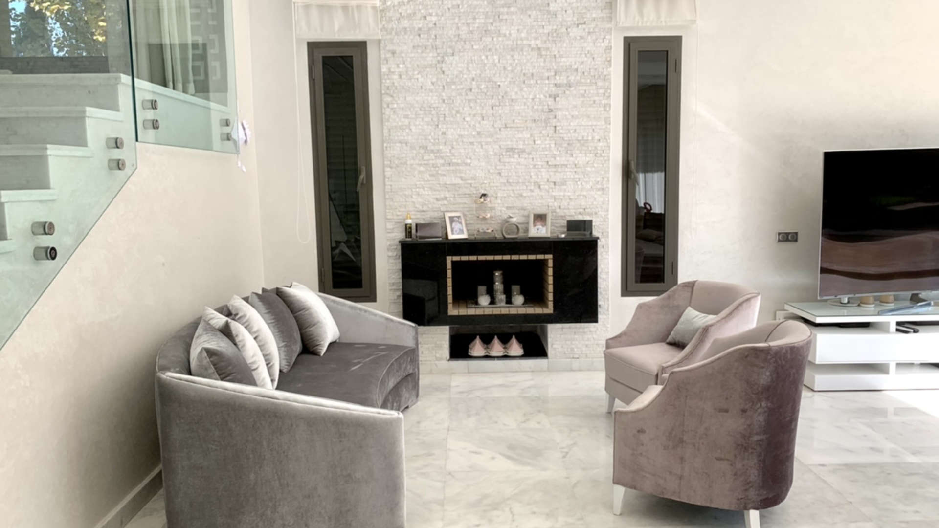 Vente,Villa,Villa de construction récente avec 4 suites piscine et jardin privés ,Marrakech,Golf Argan 