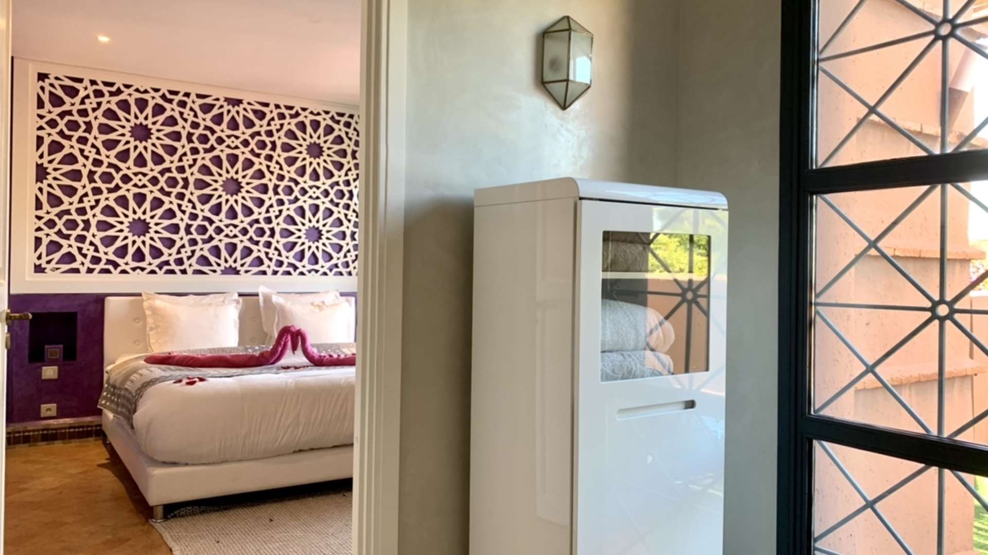 Location de vacances,Villa,Nouvelle villa de trois suites avec salle de sport, piscine et jardin privés dans un golf à Marrakech ,Marrakech,Golf Samanah
