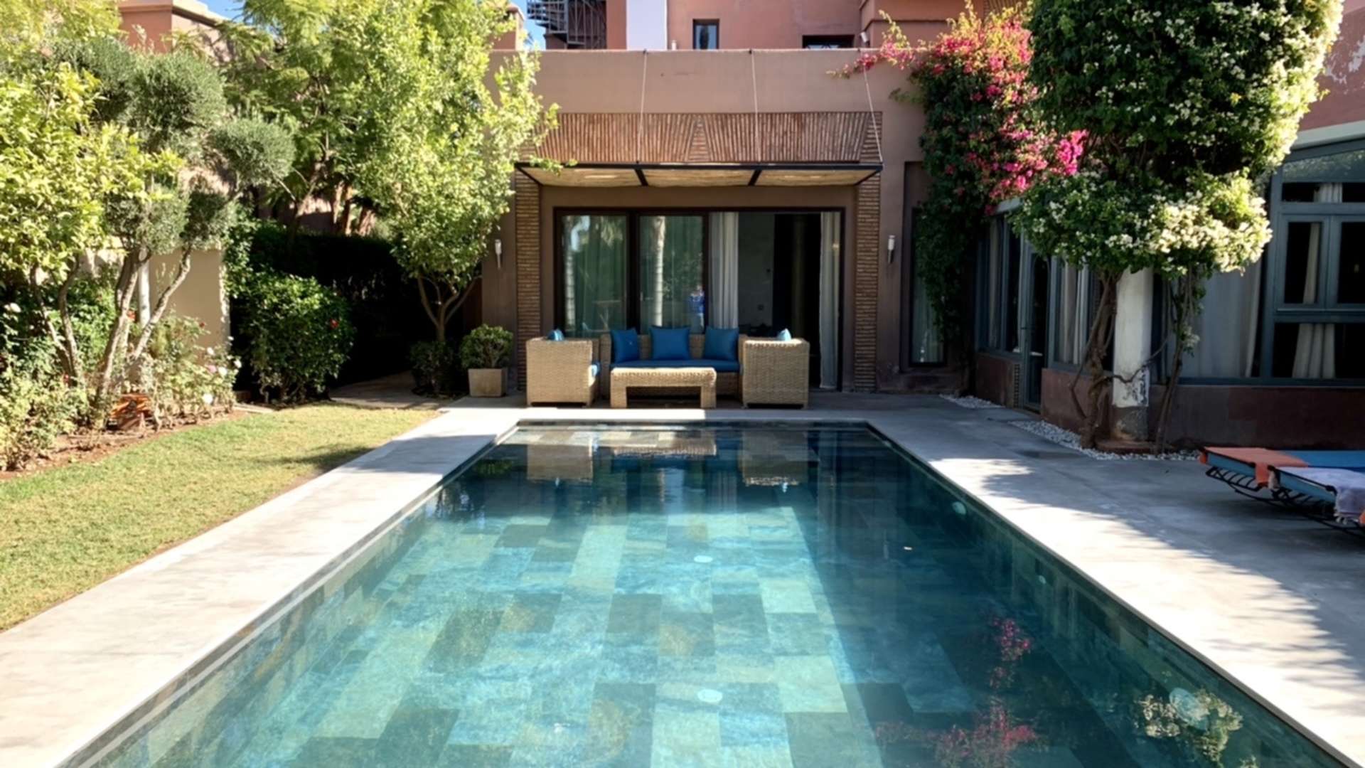 Location de vacances,Villa,Nouvelle villa de trois suites avec salle de sport, piscine et jardin privés dans un golf à Marrakech ,Marrakech,Golf Samanah