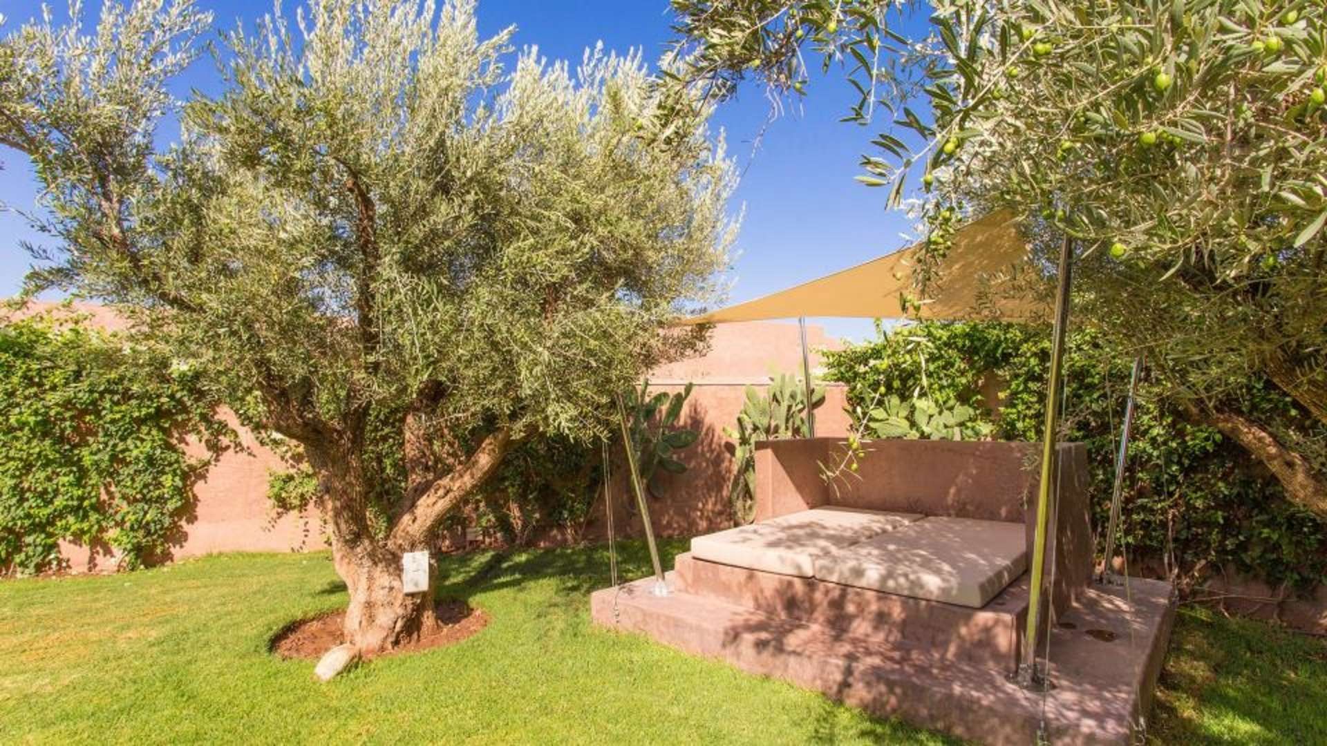 Location de vacances,Villa,Villa de luxe d’architecte de plain-pied pour 6 personnes. Domaine privé sécurisé avec services,Marrakech,Golf Royal Palm
