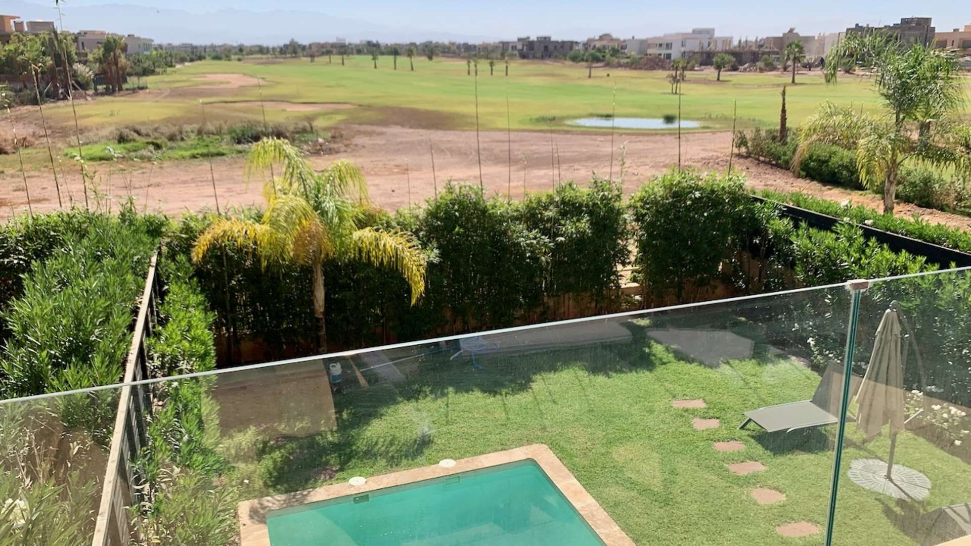 Location longue durée ,Villa,Magnifique villa moderne de 3 ch meublée sur golf à Marrakech,Marrakech,Golf Argan 
