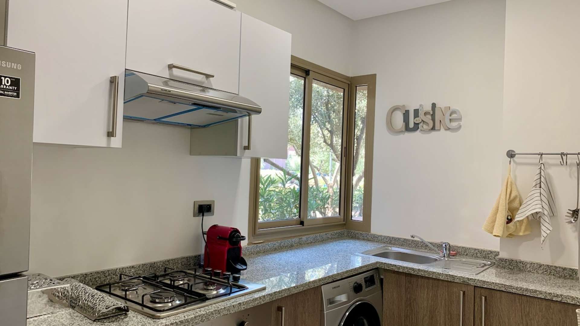 Location longue durée ,Appartement,Superbe appartement neuf 3 chambres salon avec jardin à Prestigia Golf,Marrakech,Golf Prestigia