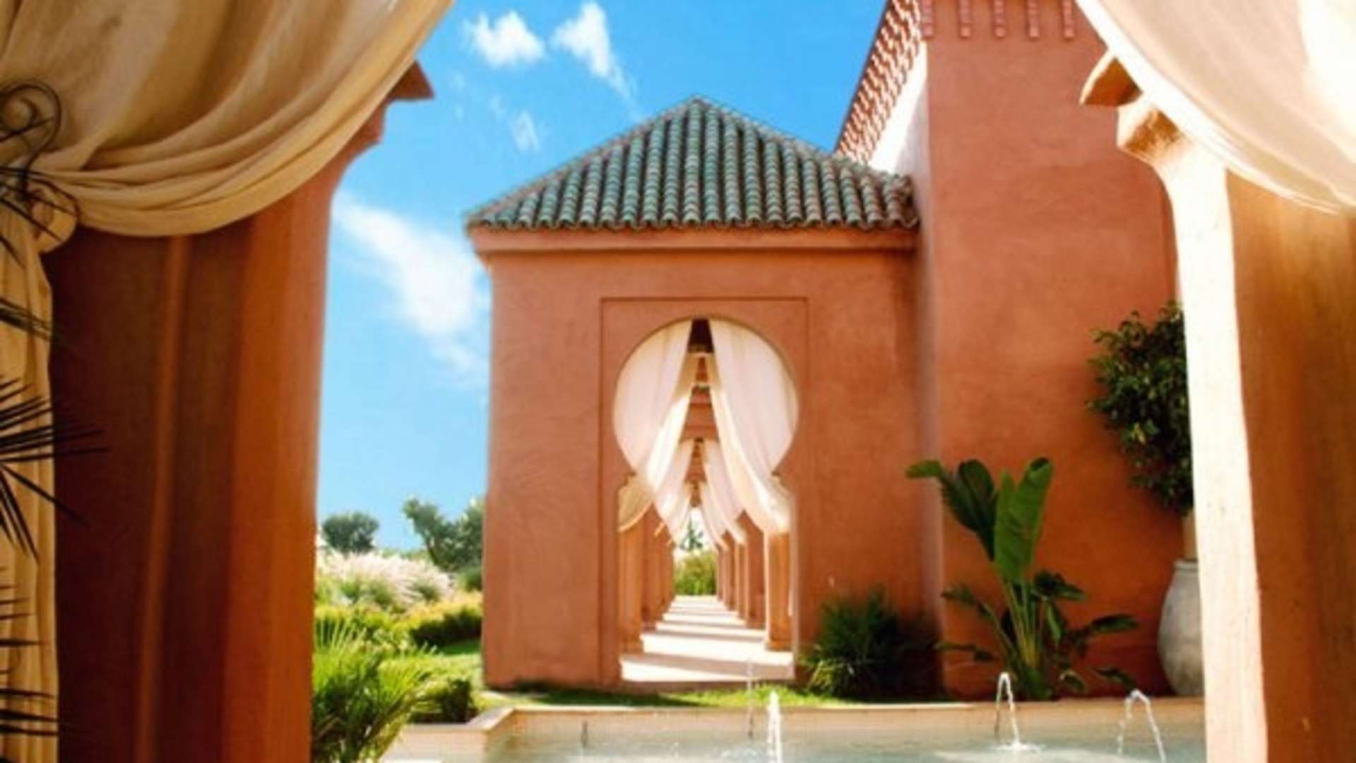 Location de vacances,Villa,Luxueuse villa d’environ 500 m², dans un parc privé d'1Ha avec piscine 8 personnes,Marrakech,Tamazouzte
