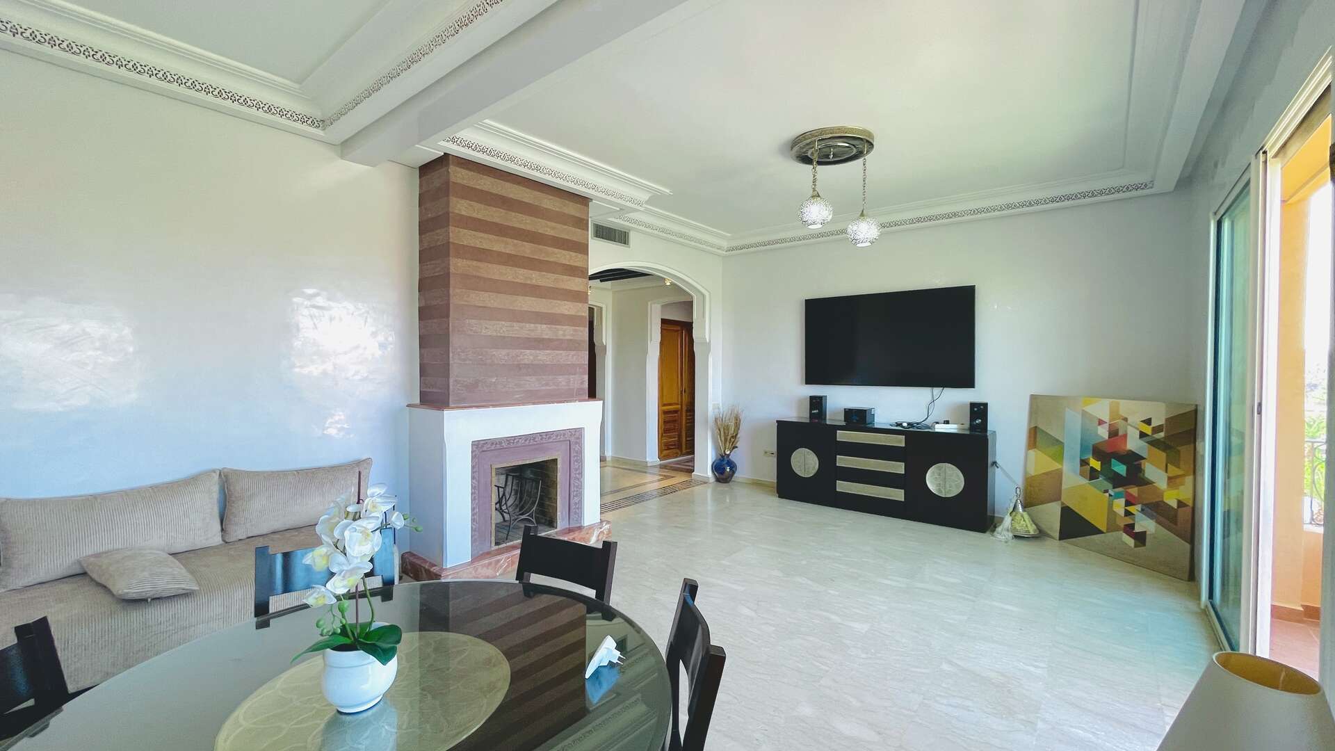 Location longue durée ,Appartement,Splendide Appartement 3ch Salon avec ch de personnel avenue Mohamed VI Marrakech,Marrakech,Av. Mohamed VI