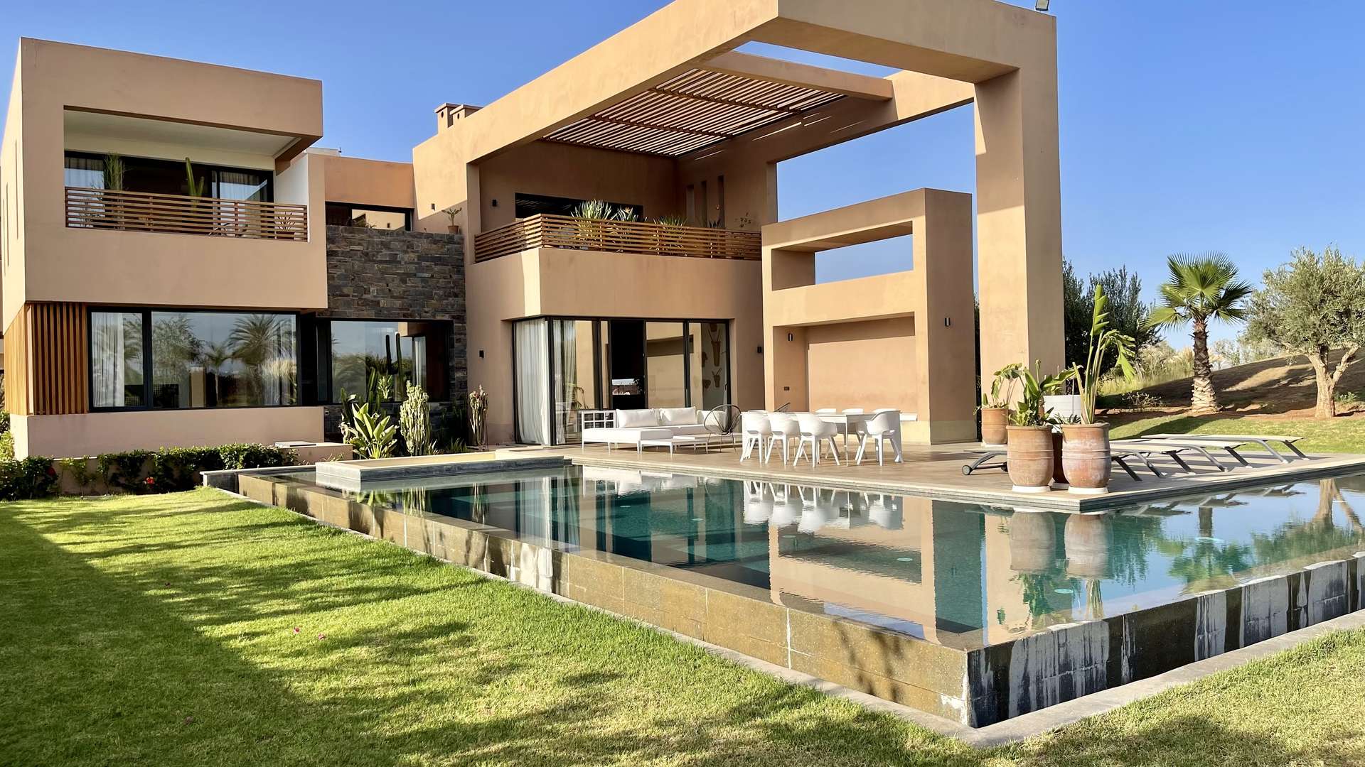 Vente,Villa,Villa d'exception avec vue panoramique sur lac, golf et montagnes de l'Atlas,Marrakech,Amelkis Golf Resort