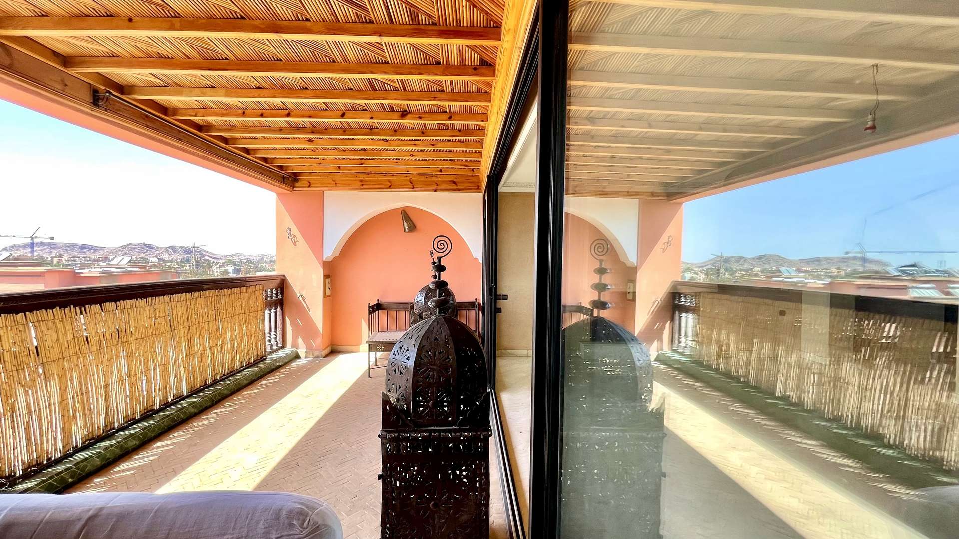 Location longue durée ,Appartement,Splendide appartement 175M2 avec 3 Terrasses. Vue dégagée. À proximité Majorelles,Marrakech,Majorelles