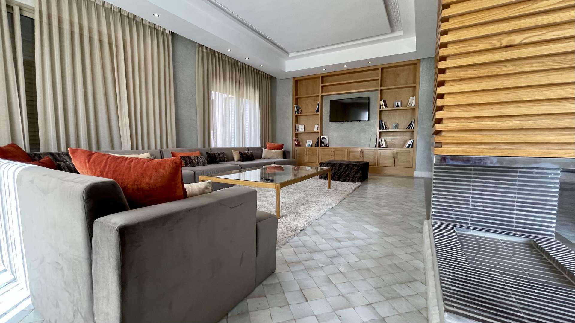 Location longue durée ,Villa,Villa meublée de 4 suites avec logement de personnel dans la Palmeraie de Marrakech,Marrakech,Palmeraie