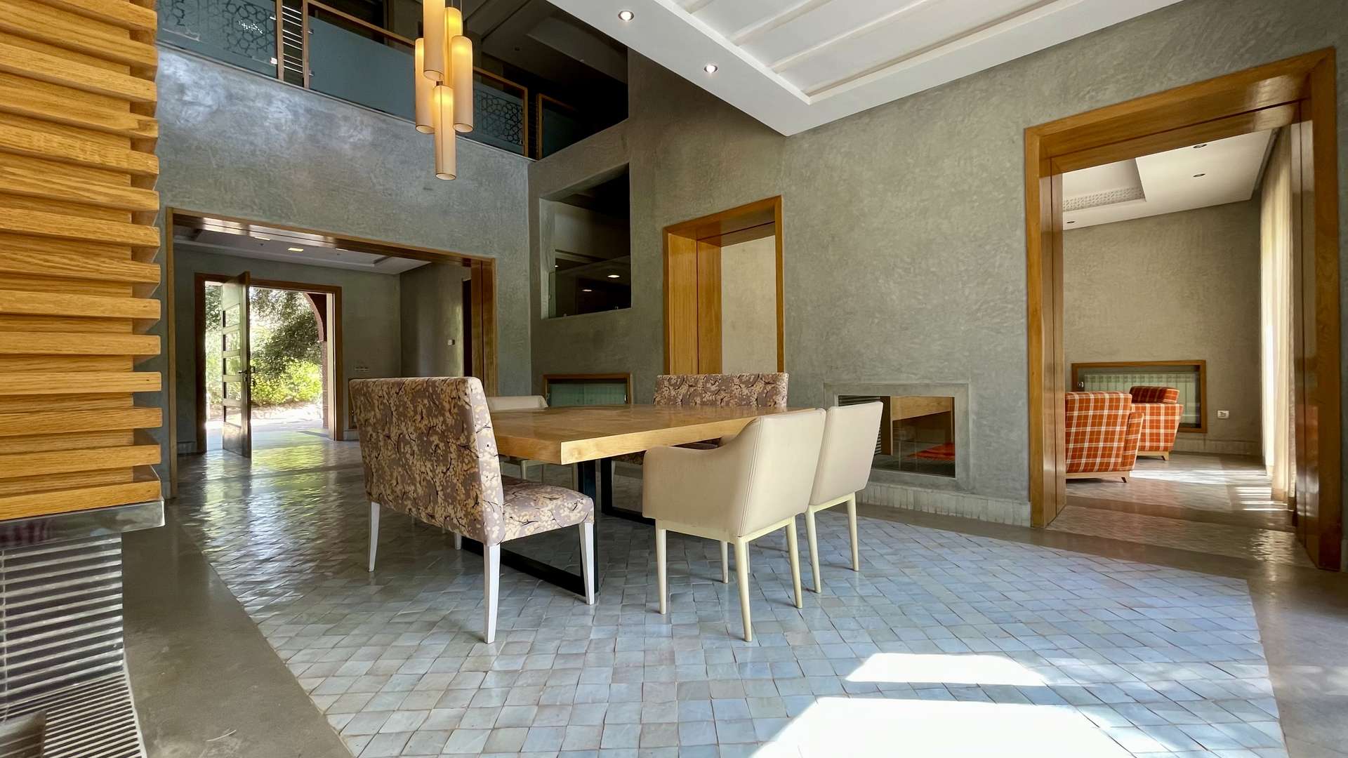 Location longue durée ,Villa,Villa meublée de 4 suites avec logement de personnel dans la Palmeraie de Marrakech,Marrakech,Palmeraie