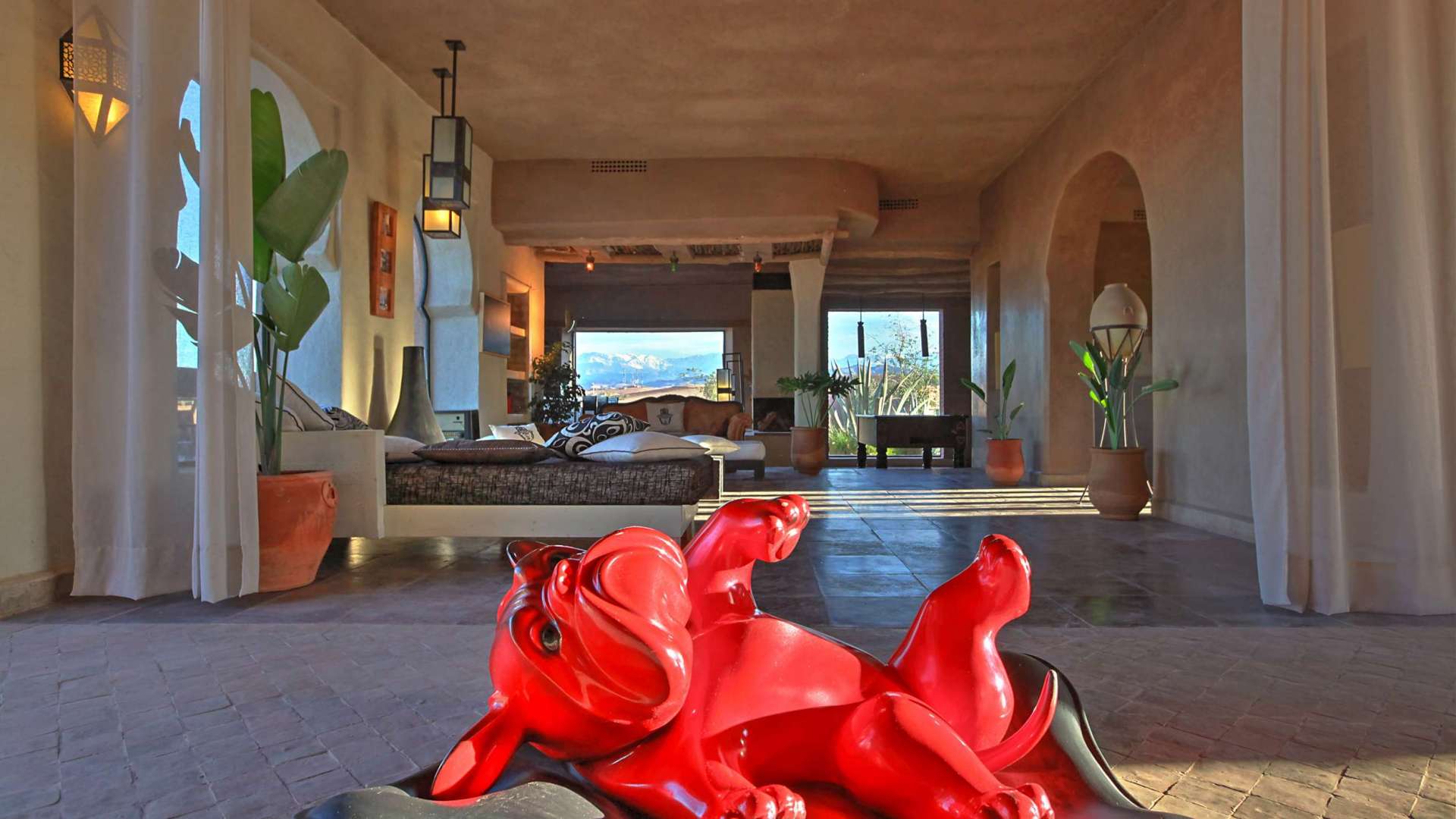 Location de vacances,Villa,Location maison d'hôtes 12 ch. avec services hôteliers ,Marrakech,Route Amizmiz