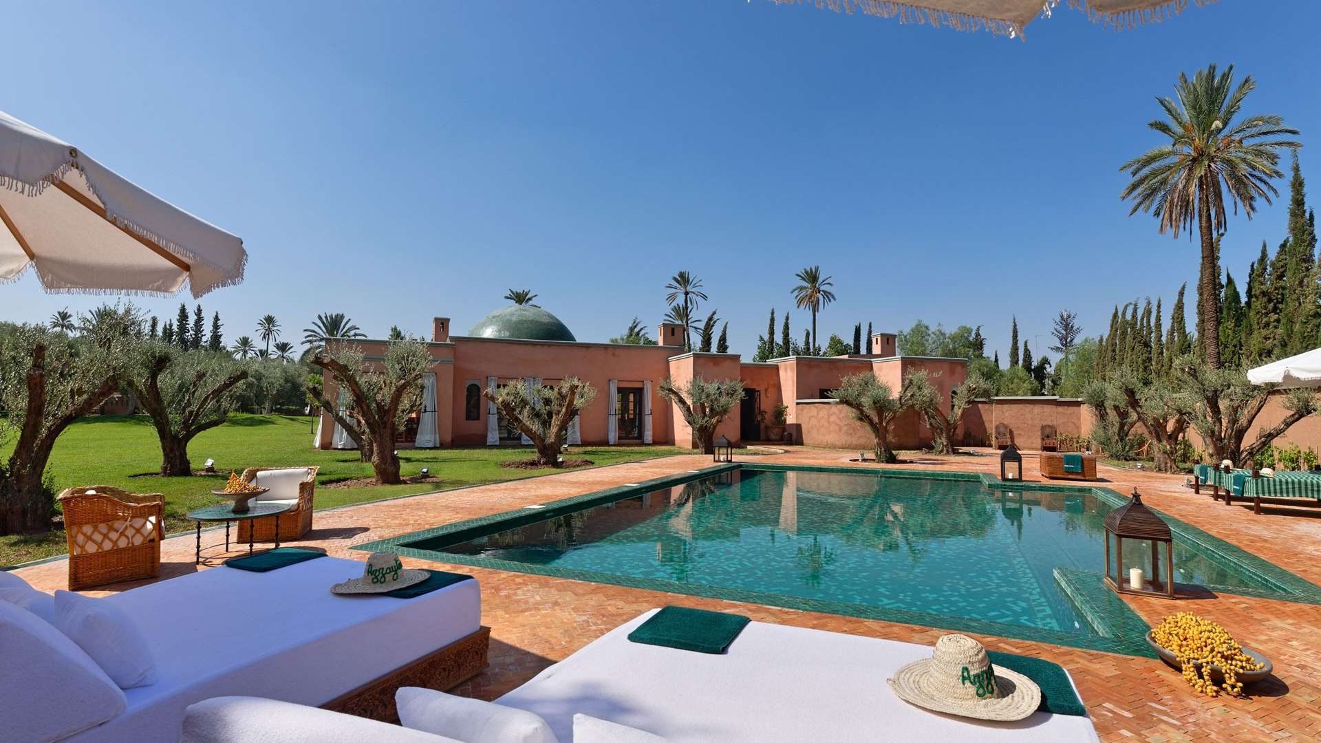 Location de vacances,Villa,Luxueuse villa de 3 ch dans un cadre exceptionnel à la Palmeraie de Marrakech,Marrakech,Palmeraie