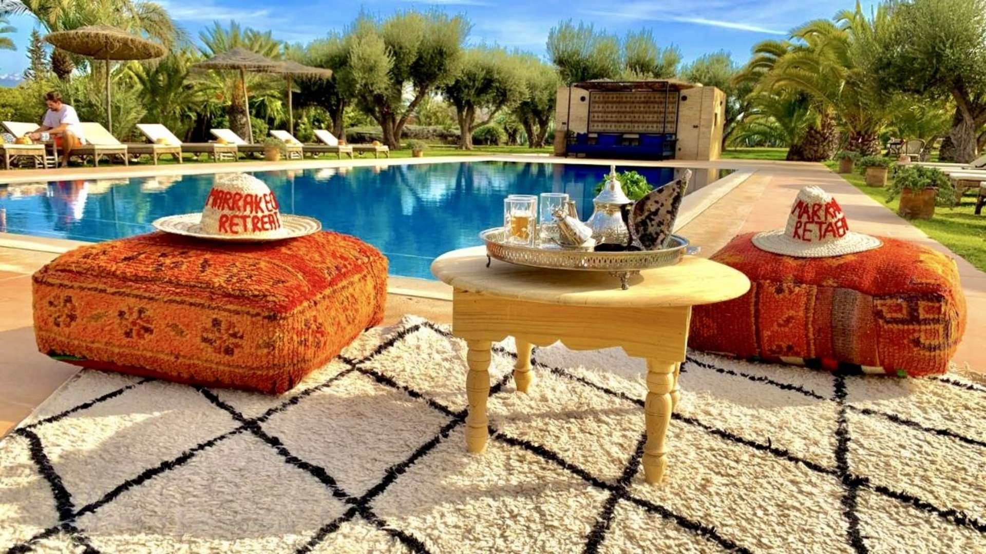 Location de vacances,Villa,Villa 6 chambres dans un domaine de 3 hectares de jardins verdoyants,Marrakech,Route de l'Ourika